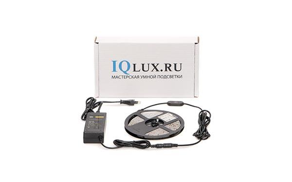 Подсветка для угловой кухни с сенсорным выключателем: Iqlux готовый набор, лента Lux