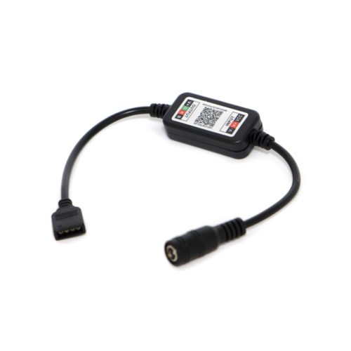 Bluetooth Wi-Fi контроллер с пультом 5-24V (вольт) PDU-05 черный, 3А (ампер), тип — RGB, без пульта фото